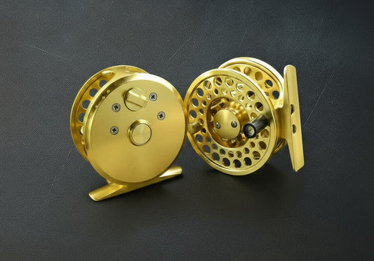 TREK Click/Pawl Fly Reel - 1-3wt- Gold