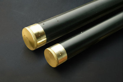 Powder Coated Black Aluminum Rod Tubes - 1 5/8" & 2"
