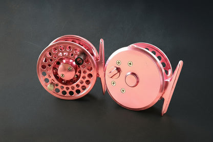 TREK Click/Pawl Fly Reel - 1-3wt- Pink