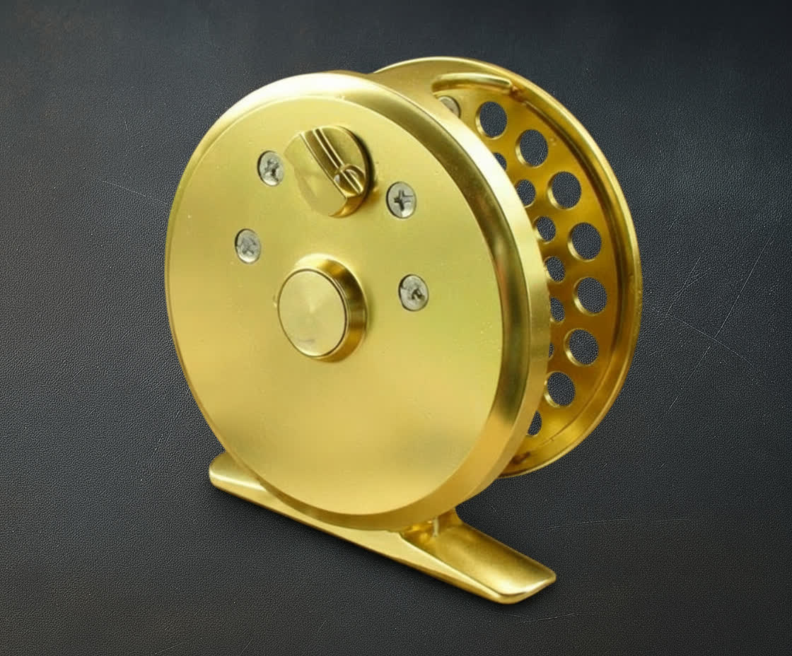 TREK Click/Pawl Fly Reel - 1-3wt- Gold