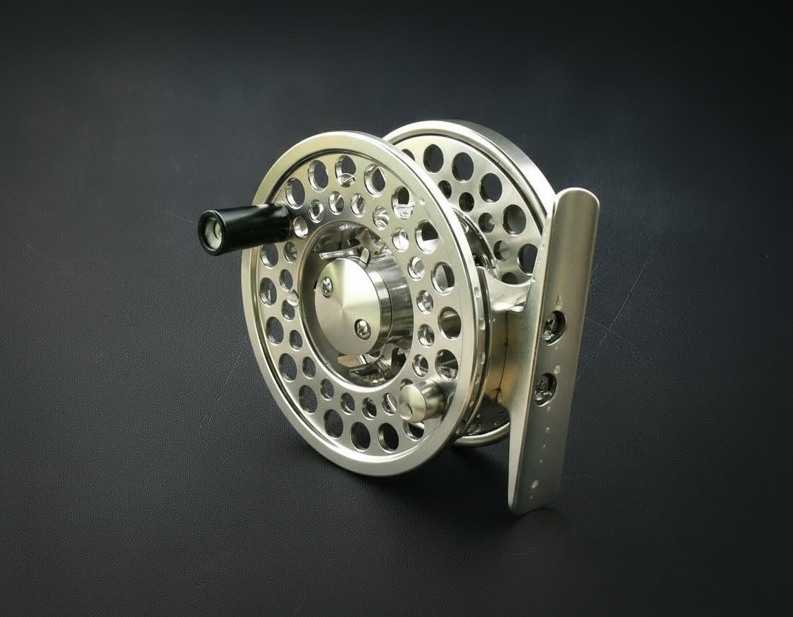 TREK Click/Pawl Fly Reel - 1-3wt- Silver
