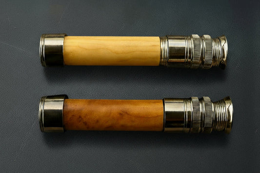 Retro Down Locking Reel Seat - Dark Nickel