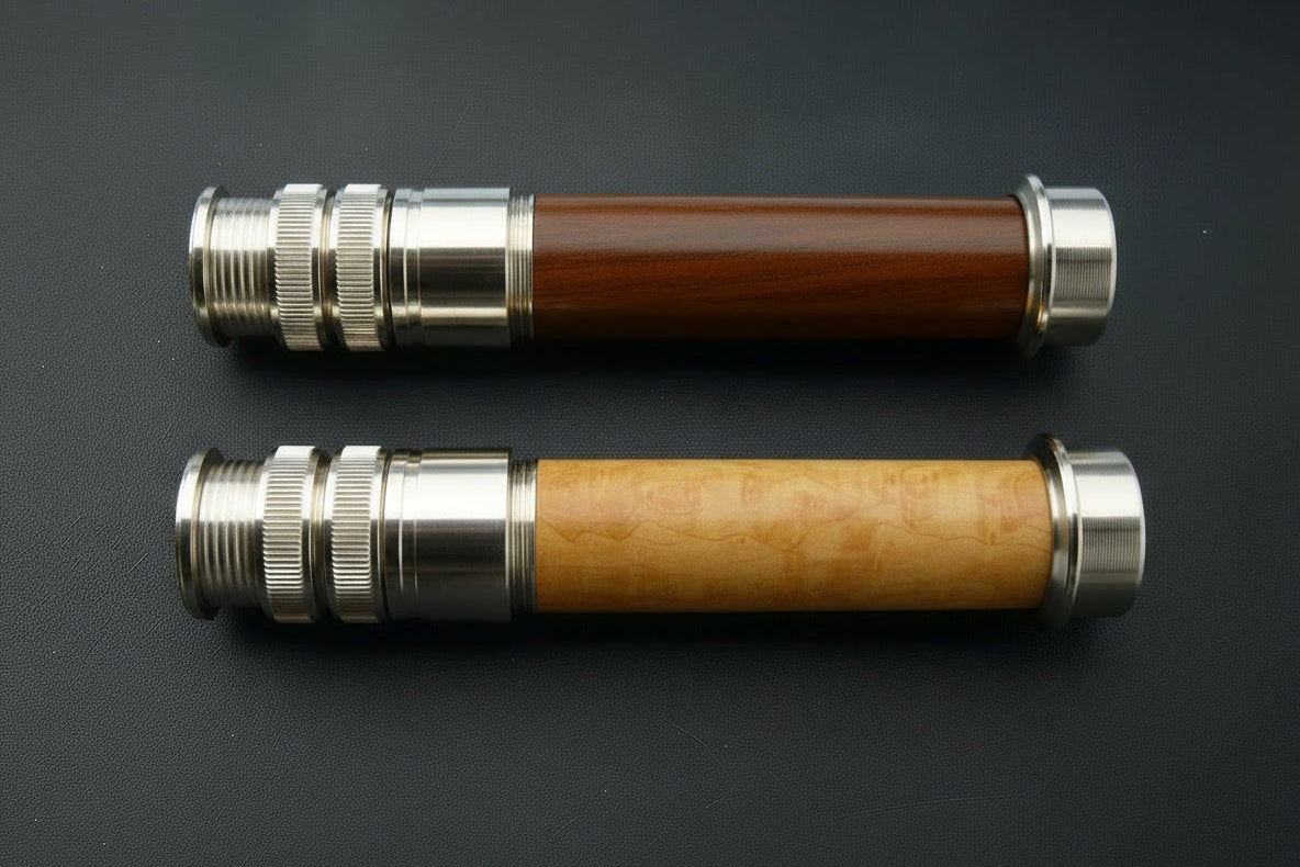 Retro Uplocking Reel Seat - Nickel