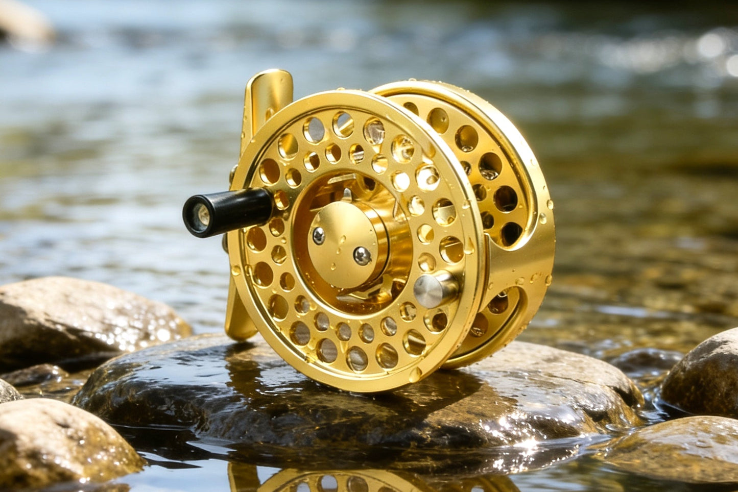 TREK Click‑Pawl Reel (1wt-3wt) - Gold