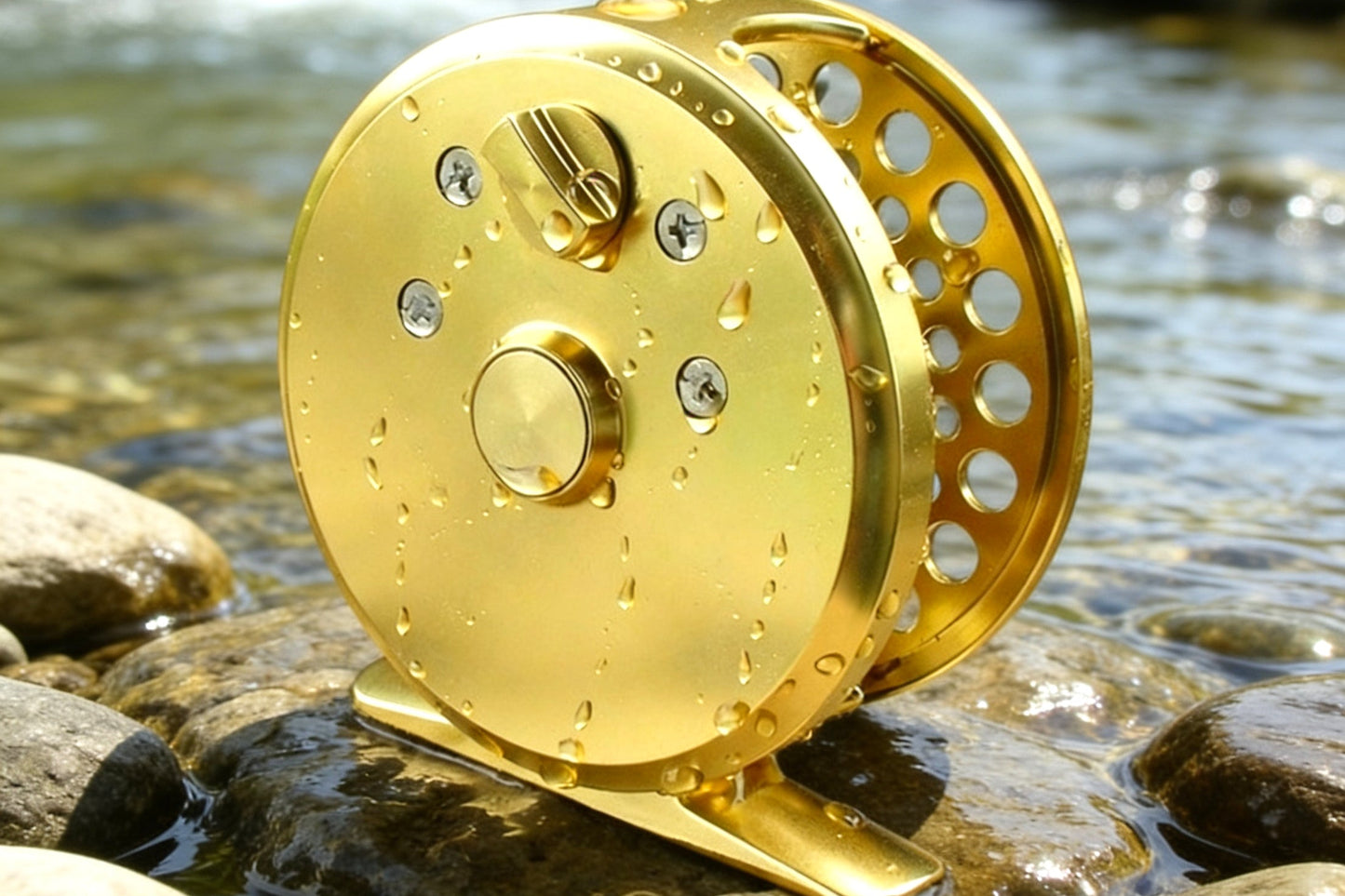 TREK Click‑Pawl Reel (1wt-3wt) - Gold