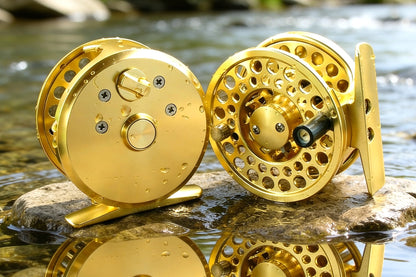 TREK Click‑Pawl Reel (1wt-3wt) - Gold