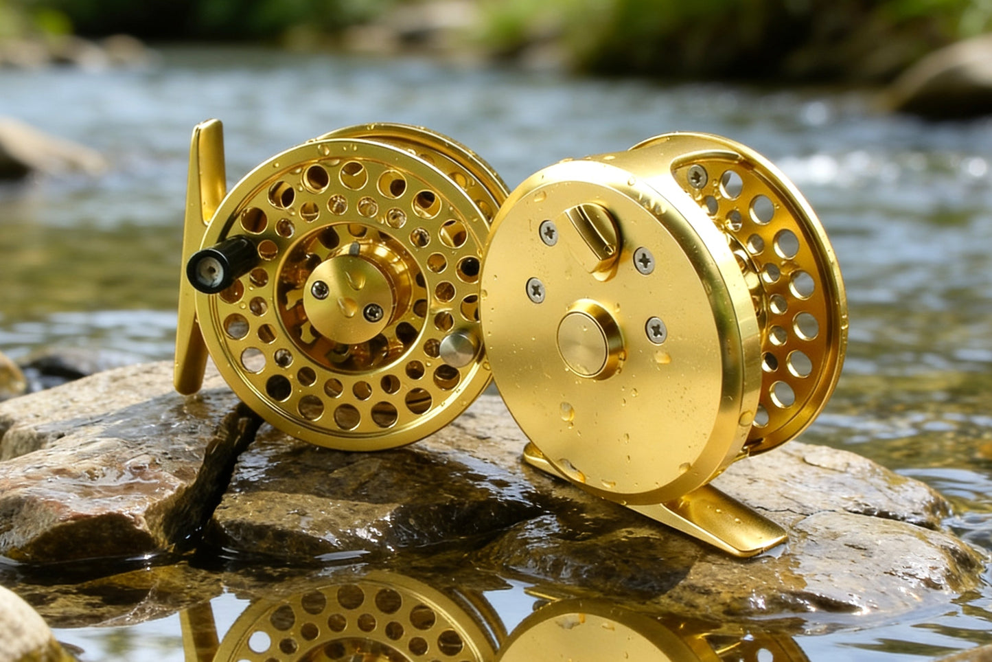 TREK Click‑Pawl Reel (1wt-3wt) - Gold