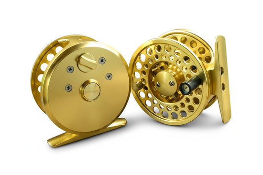 TREK Click‑Pawl Reel (1wt-3wt) - Gold