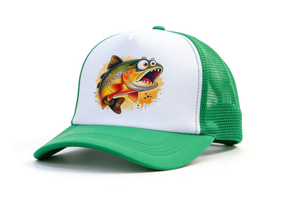 Fish Juice “Shock & Awe” Fish Hat - Green