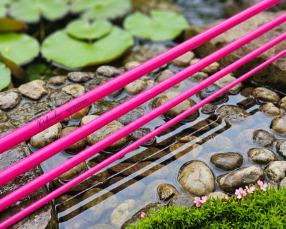 IM7 Precision 9'0" 5wt 4pc graphite rod blank - Pink