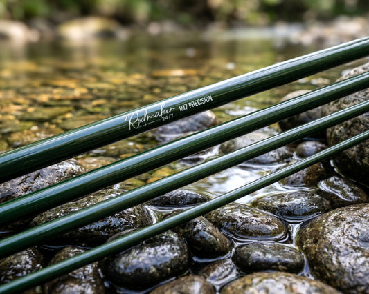 IM7 Precision 9'0" 4wt - 8wt 4pc graphite rod blanks - Green