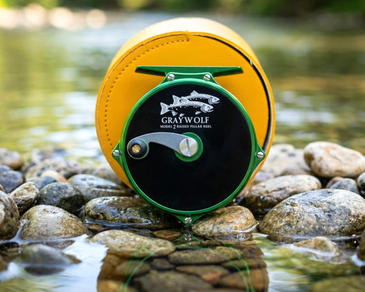 Graywolf Model 2 Raised Pillar Reel 4-7wt - Green/Black