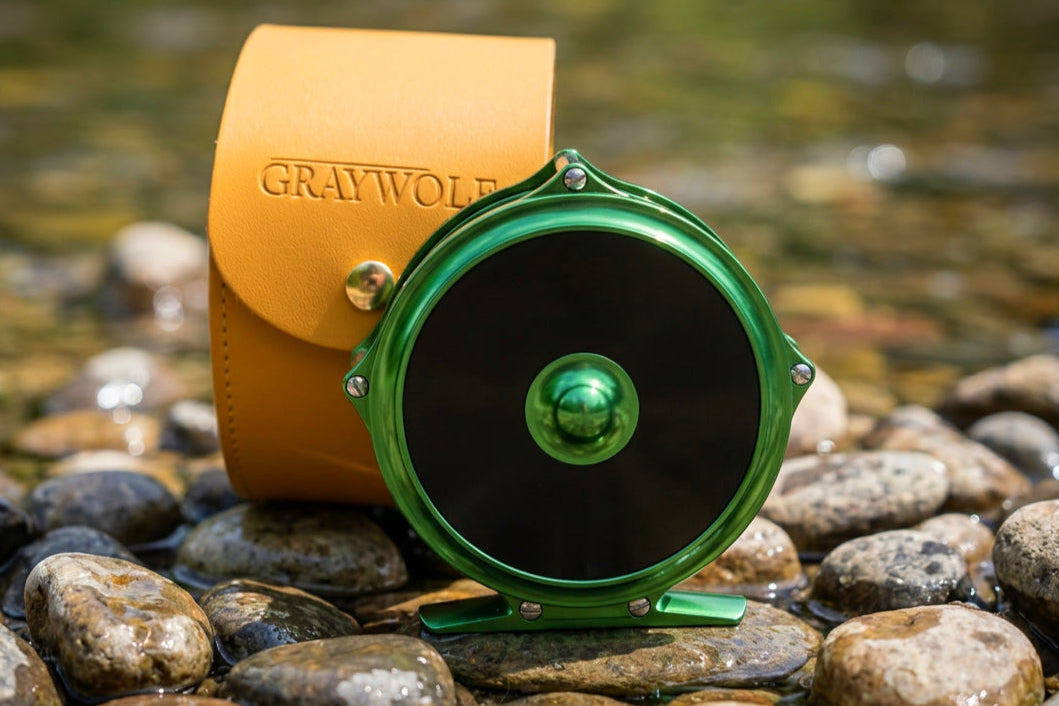 Graywolf Model 2 Raised Pillar Reel 4-7wt - Green/Black