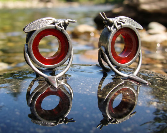 Sculpted Mayfly Agate Stripping Guide