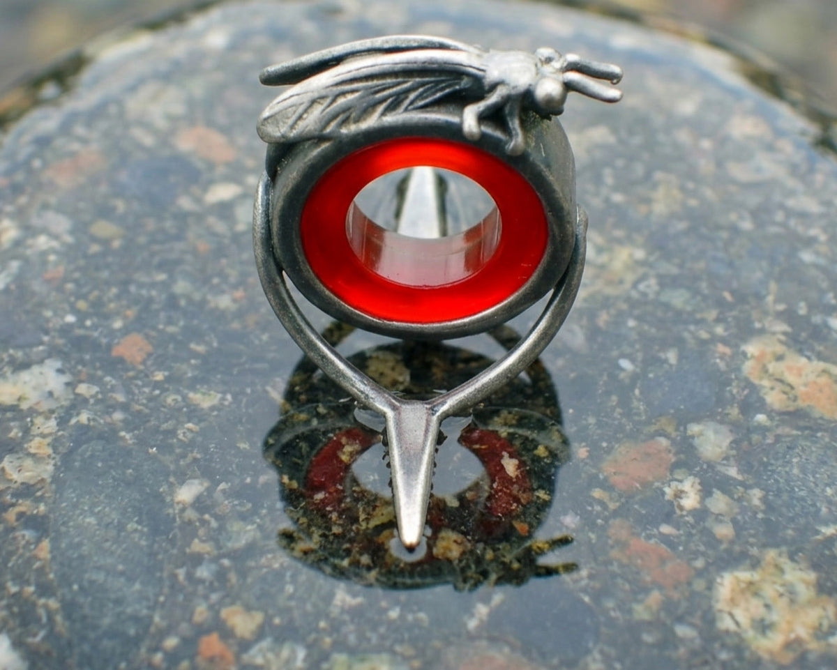 Sculpted Mayfly Agate Stripping Guide