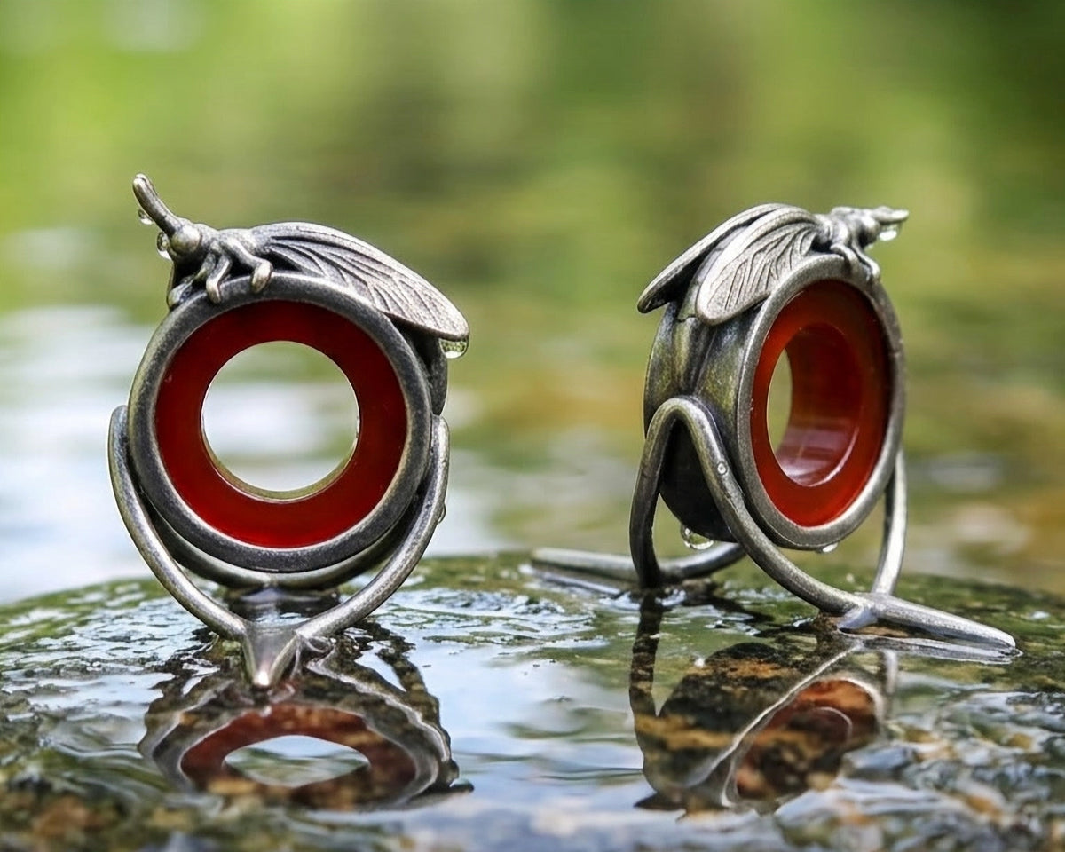 Sculpted Mayfly Agate Stripping Guide