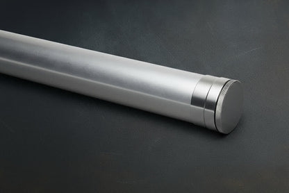 Aluminum Rod Tubes - 1 5/8" - 2" - 2.5" - Silver Ends