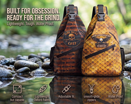 ONE MORE CAST - Sling Pack - 2 Styles