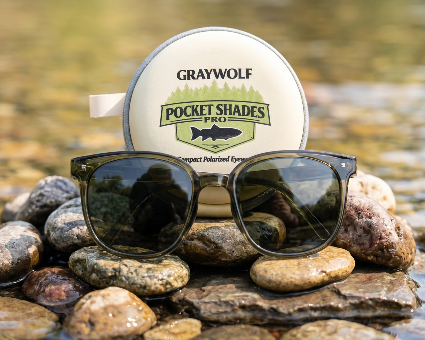 Graywolf Pocket Shades - Folding Glasses - Polarized