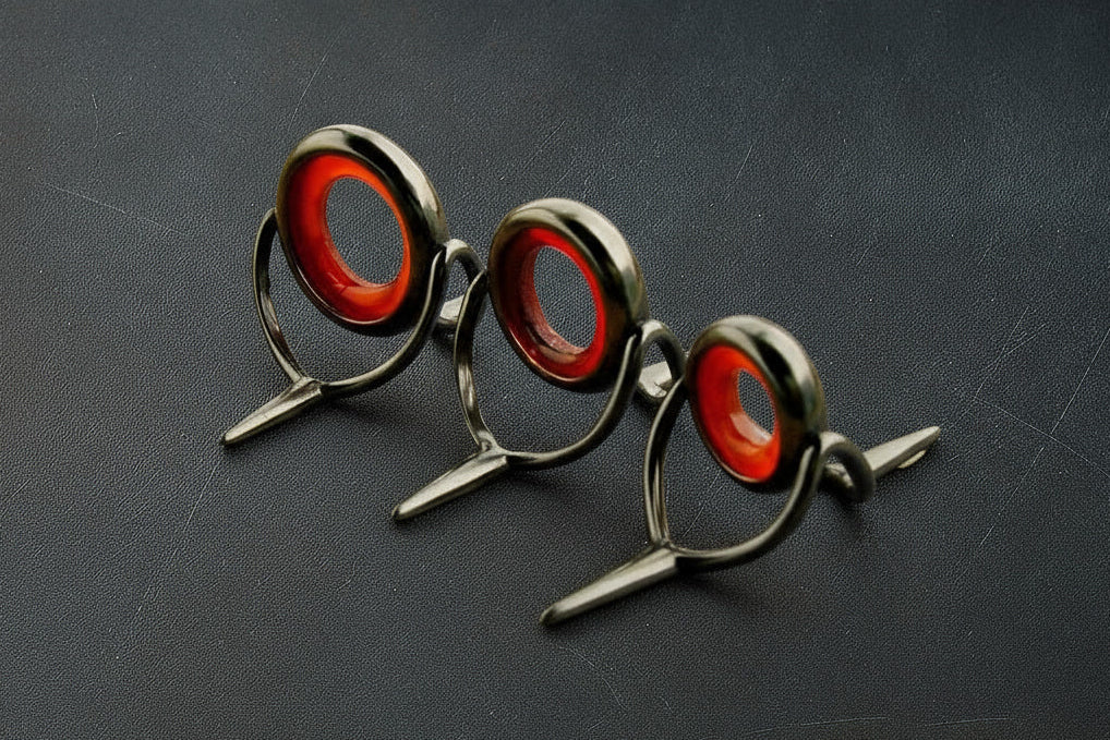 Lemke Red Agate Stripping Guides - Dark Nickel Frame