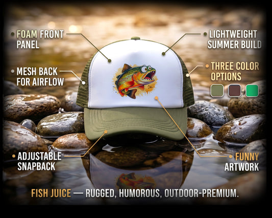 Fish Juice Shock & Awe Fish Hat - 3 Colors