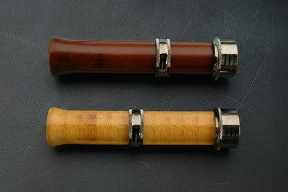 Up Locking Slide Band Reel Seat - Dark Nickle Hardware