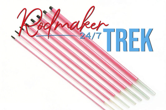 TREK 6'6" 2/3wt 8pc Fiberglass Blanks