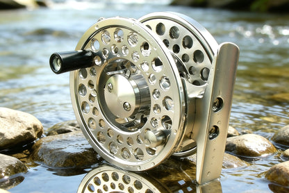 TREK Click‑Pawl Reel (1wt-3wt) - Silver