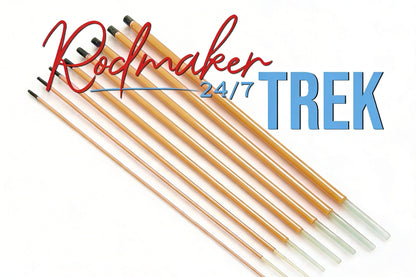 TREK 6'6" 2/3wt 8pc Fiberglass Blanks