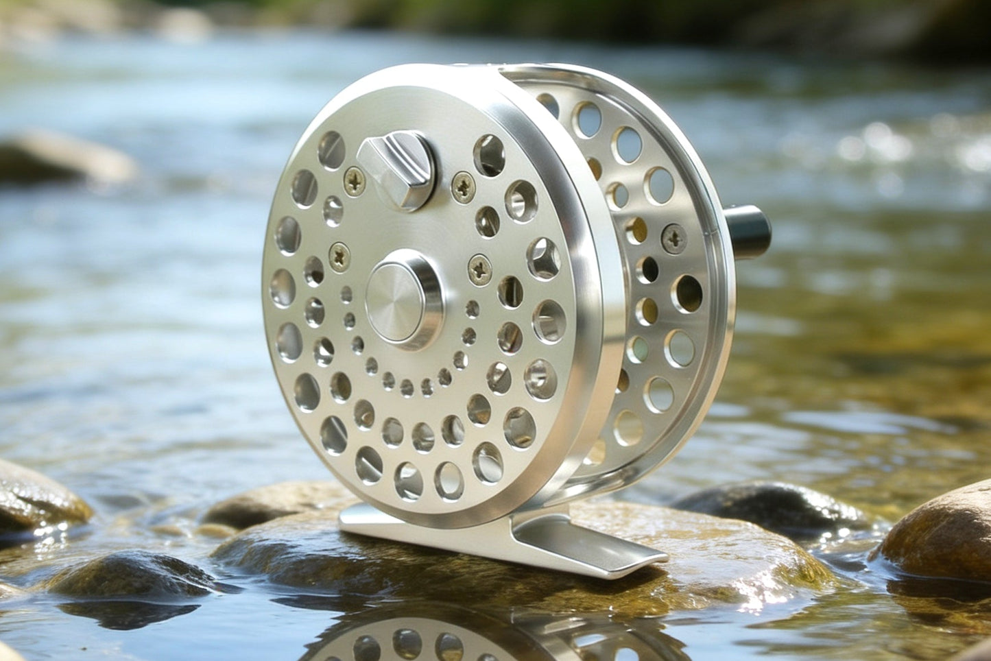 TREK Click‑Pawl Reel (2wt-4wt) - Silver