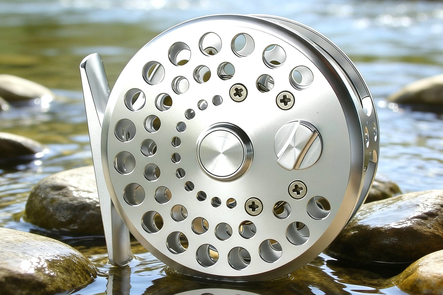 TREK Click‑Pawl Reel (2wt-4wt) - Silver
