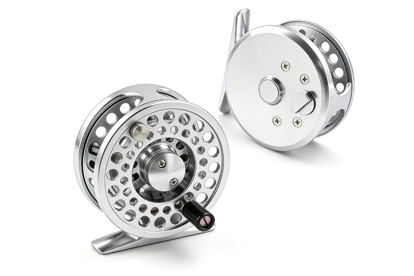 TREK Click‑Pawl Reel (1wt-3wt) - Silver