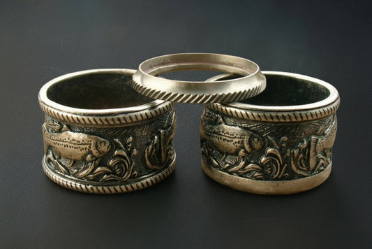 Trout Engraved Hardware Set